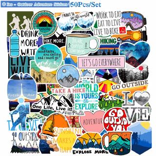 ❉ Outdoor Hiking Adventure Travel Series 02 สติ๊กเกอร์  ❉ 50Pcs/Set Waterproof DIY Fashion Decals Doodle สติ๊กเกอร์