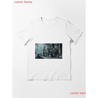 2022 Musketeers Blue Essential T-Shirt เสื้อยืด ดพิมพ์ลาย เสื้อยืดผ้าฝ้าย คอกลม cotton ความนิยม sale Unisex