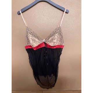 เสื้อนอนลูกไม้ ซาติน งานแบรนด์size32-38