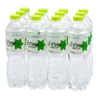 ส่งฟรี  น้ำทิพย์ น้ำดื่ม ขนาด 550ml ยกแพ็ค 12ขวด NAMTHIP DRINKING WATER     ฟรีปลายทาง