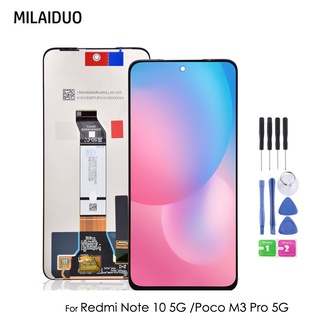 ของแท้ หน้าจอสัมผัส LCD แบบเปลี่ยน สําหรับ Redmi Note 10 5G M2103K19G Xiaomi Poco M3 Pro 5G