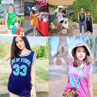 โค้ด GRAD88 ลด 40% สูงสุด 80!ปลีก-ส่ง เสื้อบาสแฟชั่นแขนกุด นางแบบใส่สินค้าจริง เลือกสี เลือกลายได้เลยนะคะ