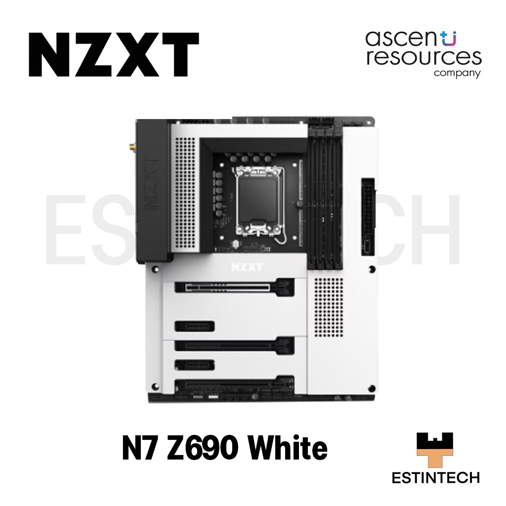 Mainboard(เมนบอร์ด) 1700 NZXT N7 Z690 White ของใหม่ประกัน 3 ปี