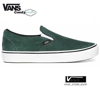 VANS SLIP ON COMFYCUSH  SIXTY SIXERS AYAKKABI PINE NEEDLES WHITE SNEAKERS สินค้ามีประกันแท้