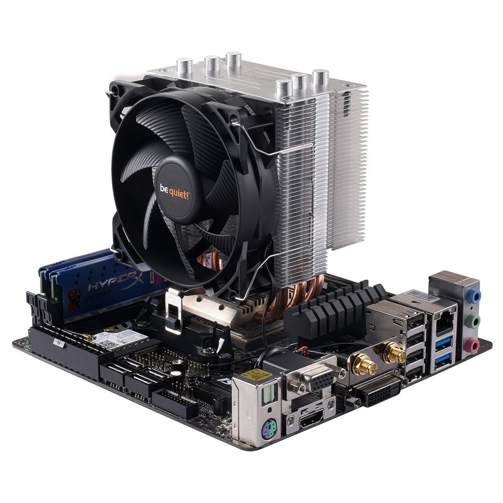 รับ 1700 Be quiet! Pure Rock Slim 2 BK030, 120W TDP, CPU Air Cooler พัดลมซีพียู BK030