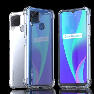 เคสโทรศัพท์ซิลิโคน TPU ใส แบบนิ่ม กันกระแทก สําหรับ Realme Narzo 50 50A Prime 50i 30 30A 5G