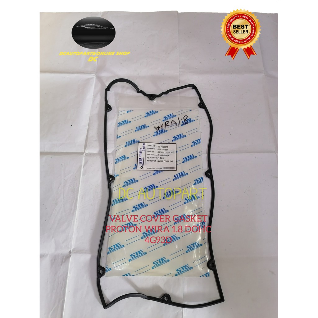 NBR ยางฝาครอบวาล์ว GASKET PROTON WIRA 1.8 PUTRA 1.8 SATRIA GTI DOHC 4G91D 4G92D 4G93D