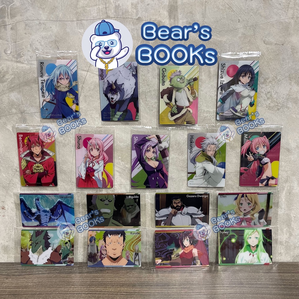 [พร้อมส่ง] ของสะสม การ์ดสไลม์ เกิดใหม่ทั้งทีก็เป็นสไลม์ไปซะแล้ว มือ1 ในซองเดิม LUCKPIM