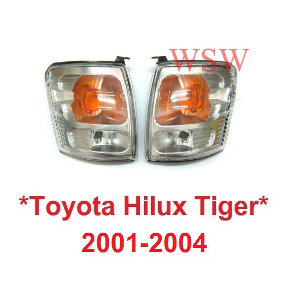 1คูู่ ไฟมุม Toyota Hilux Tiger D4D 2001 - 2005 ไฟเลี้ยว โตโยต้า ไทเกอร์ ไฟสัญญาณ ไฟมุมหน้ารถ เสื้อไฟเลี้ยว ไฟ อะไหล่ไฟ