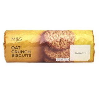 Marks&amp;Spencer Oat crunch biscuit บิสกิตข้าวโอ๊ตกรุบกรอบ ขนาด 300g