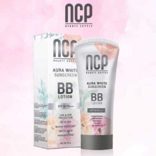 ครีมกันแดด NCP BB Cream SPF 50+++ เพื่อผิวหน้าผิวขาวกระจ่างใส  ขาวเนียน  สยบแดดแรง  สินค้าแท้ 100% !!!พร้อมส่งจ้า!!!