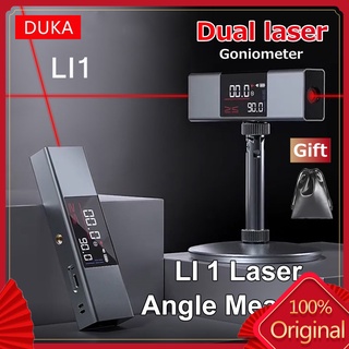 Original DUKA LI1 เครื่องโปรแทรกเตอร์เลเซอร์ดิจิทัล วัดมุมเอียง Type-C ชาร์จได้ 2In1