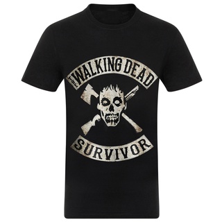 [COD]เสื้อยืด พิมพ์ลาย The Walking Dead สําหรับผู้ชายS-5XL