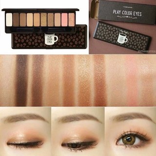 ♥️พร้อมส่ง แท้100%♥️ Etude Play Color Eye พาเลทตา ( # in the cafe ) พาเลทอายชาโดว์