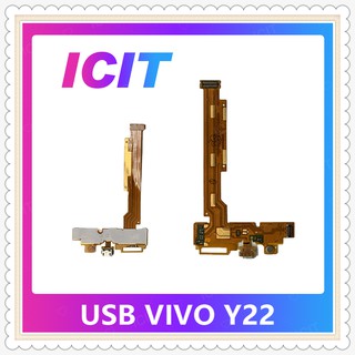 USB VIVO Y22  อะไหล่สายแพรตูดชาร์จ แพรก้นชาร์จ Charging Connector Port Flex Cable（ได้1ชิ้นค่ะ) ICIT-Display