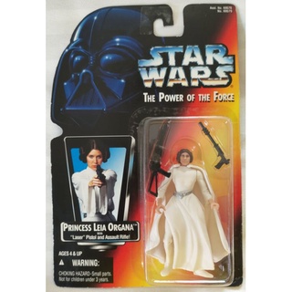 Star wars The Power of the Force Red Card Princess Leia Organa 3.75"