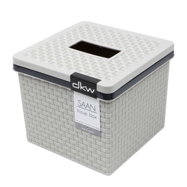 กล่องทิชชู่ POP UP สีเทา