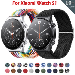 สายนาฬิกาข้อมือไนล่อน 22 มม. แบบเปลี่ยน สําหรับ Xiaomi Watch MIbroX1 Global Version Band For MiWatch S1 Active Color 2