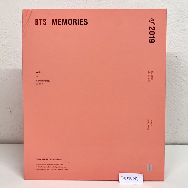 ส่งฟรี พร้อมส่ง  BTS Memories of 2019 DVD มีเก็บเงินปลายทาง