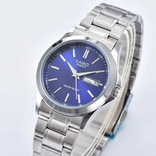 MTP-1239D-2A ผู้ชายวันที่สัปดาห์ Dual ปฏิทิน WaterProof สแตนเลส Causal Bussness นาฬิกา 38 มม.