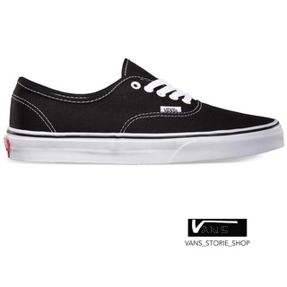 VANS AUTHENTIC BLACK WHITE SNEAKERS สินค้ามีประกันแท้