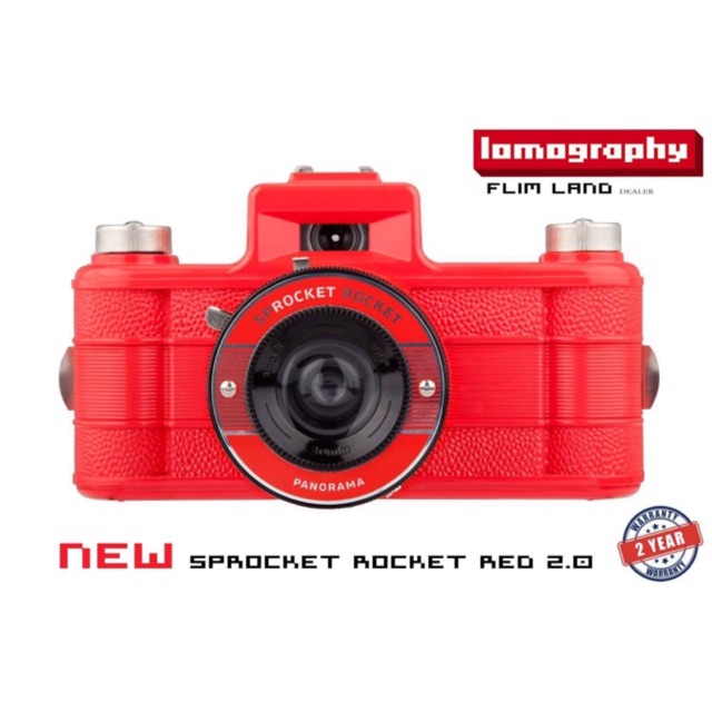กล้องโลโม่ กล้อง ฟีล์ม lomo Sprocket Rocket Red 2.0 [พร้อมส่งรับสินค้าภายใน3วัน ]