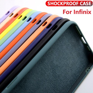 เคสโทรศัพท์ชนิดซิลิโคน Tpu แบบนิ่มกันกระแทกสีแคนดี้เรียบง่ายสําหรับ Infinix Note 10 Pro 8i Zero 8i