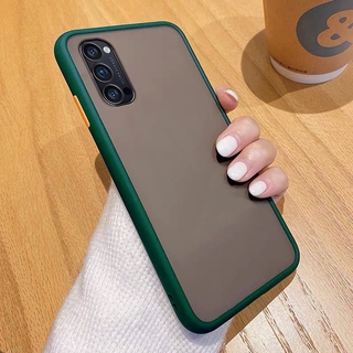 ส่งจากกรุงเทพ เก็บเงินปลายทาง เคสกันกระแทก ปุ่มสีผิวด้าน Case OPPO Reno5 5G เคสโทรศัพท์ออฟโป้ ขอบนิ่มหลังแข็ง ส่งทั่วไทย