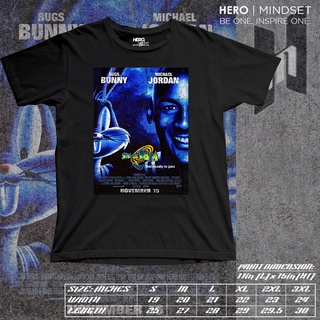 SPACE JAM 1 เสื้อโปสเตอร์ภาพยนตร์ คอกลม โดย HERO| ความคิด os3