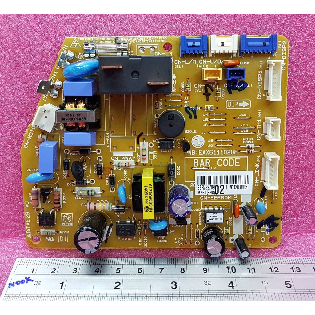 LG อะไหล่แท้ เมนบอร์ดคอยเย็นแอร์แอลจี EBR73278902 ใช้กับรุ่น C18GN.EE1 :HSNC186C4A5.AMBFESL :S18-SCB