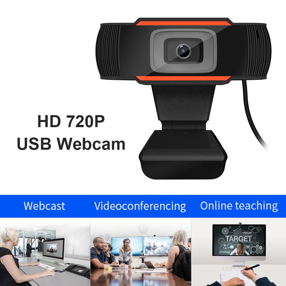 720P HD Gamer Webcam, USB Microphone, Gaming Webcam, PC, Laptop, Computer