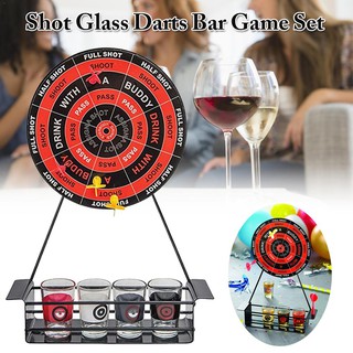 เกมปาเป้าแก้วเหล้า  Darts shots set game