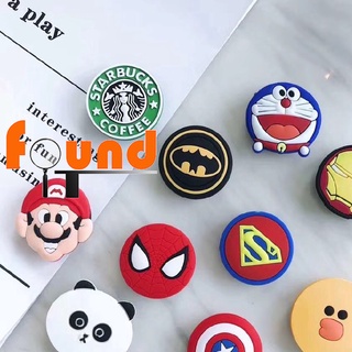 [ลายที่51-92]ที่ตั้งโทรศัพท์มือถือ ที่เก็บสายหูฟัง 3D Cartoon Popsocket Mobile Phone Holder Stand