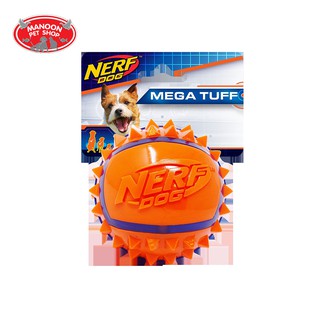 [MANOON] NEFT Dog Two-Tone TPR Spike Ball, Small (2.5 in) เนิร์ฟด็อกลูกบอลขัดฟัน