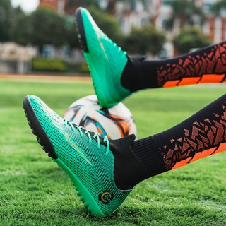 🥇Nike_ราคาถูกคุณภาพดี #35-44N# CR7 รองเท้าผู้ชาย รองเท้ากีฬากลางแจ้ง futsal shoes
