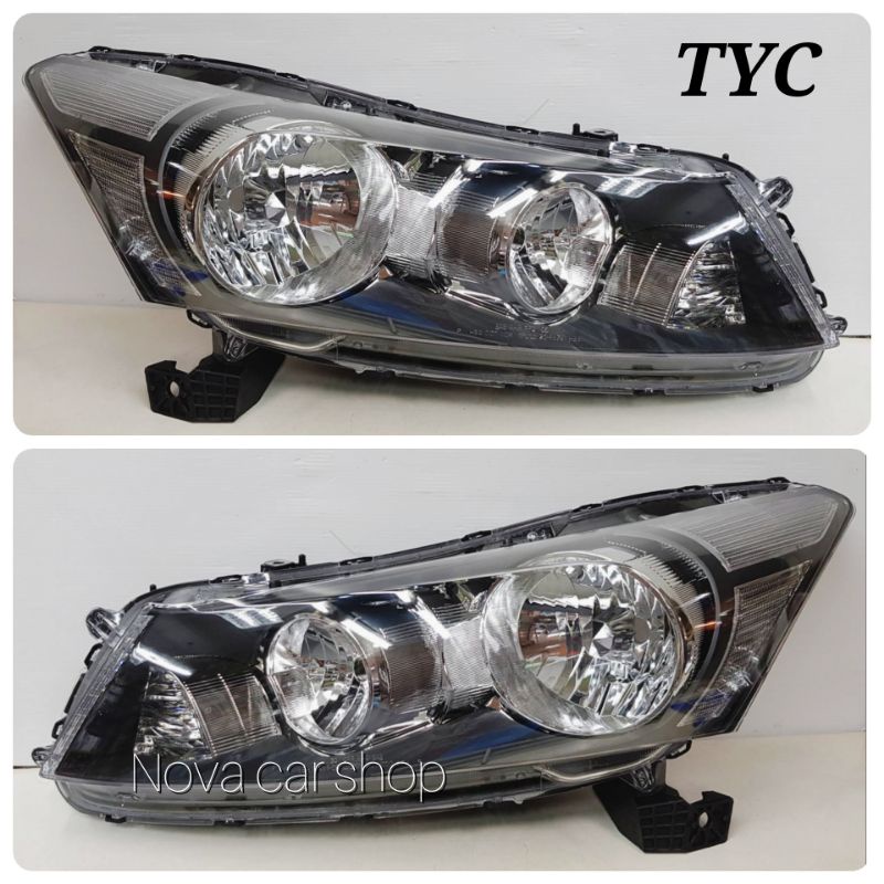 ไฟหน้า​ HONDA​ ACCORD​ G8​ ปี​ 2008-2012​ รุ่นใช้หลอดไฮโดรเจน​ ไฟต่ำ​ เบอร์​HB4​ หรือ​ 9006​ TYC  (ข