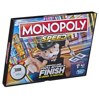 บอร์ดเกมส์ แบรนด์ Hasbro Monopoly Speed Board Game โมโนโพลี่ สปีด รุ่น E7033