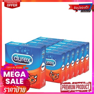 ดูเร็กซ์ เลิฟ ถุงยางอนามัย 3 ชิ้น แพ็ค 12 กล่องDurex Love Condom 3 pcs x 12