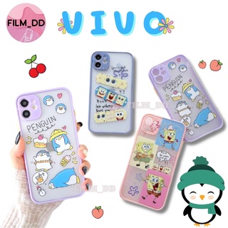 เคสขอบสี เคส Vivo S1Pro Y11 Y12 Y17 Y15 Y19 Y91 Y91i U1 Y95 V19 Y85 V9 V17 Pro เคสวีโว่ เคสกันกระแทก #920