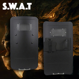 SWAT SHIELD โล่ตำรวจ Police ทหาร Soldier ปราบจลาจล โล่กันดาบซามูไร โล่ป้องกัน โล่กัปตัน Samurai ป้องกันธนู Captain