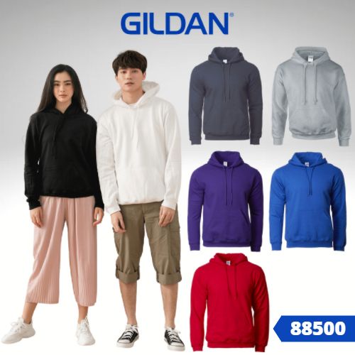 Gildan 88500 Heavy Blend Hoodie เสื้อสเวตเตอร์มีฮู้ด Unisex – 285gm
