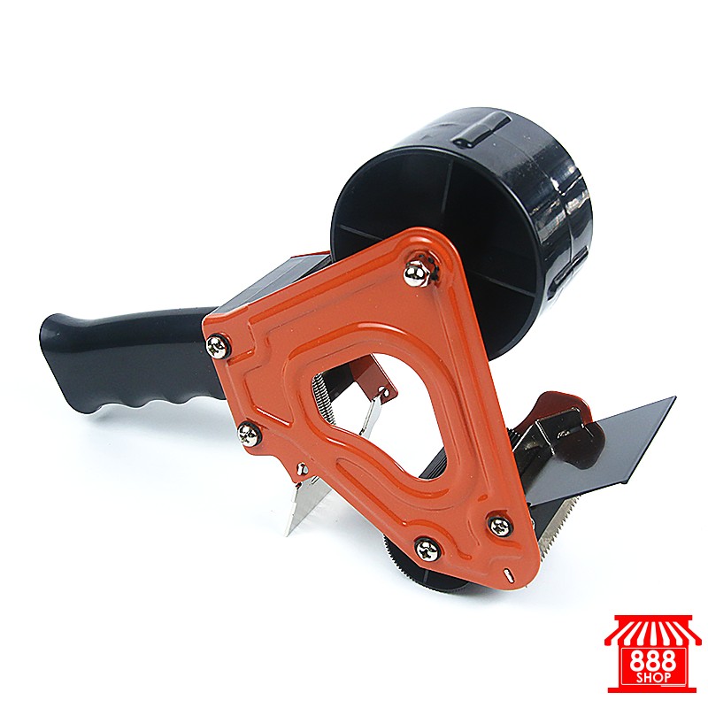 Shop888mall ที่ตัดเทปปิดกล่อง แบบโลหะ (สีส้ม)  888466OR400