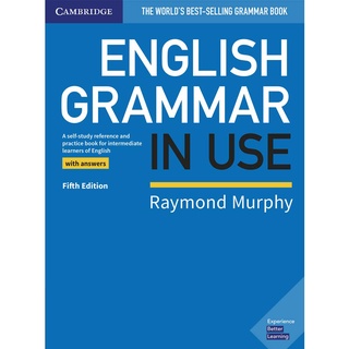 English Grammar in Use Book with Answers for Intermediate Learners หนังสือภาษาอังกฤษมือ 1 นำเข้า พร้อมส่ง