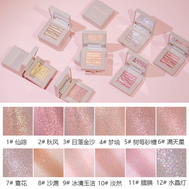 พร้อมส่งจากไทย 8075(ใหม่/แท้) อายแชโดว์ Eyeshadow เนื้อกลิตเตอร์ ประกายเงาวิ้ง เนื้อแมท