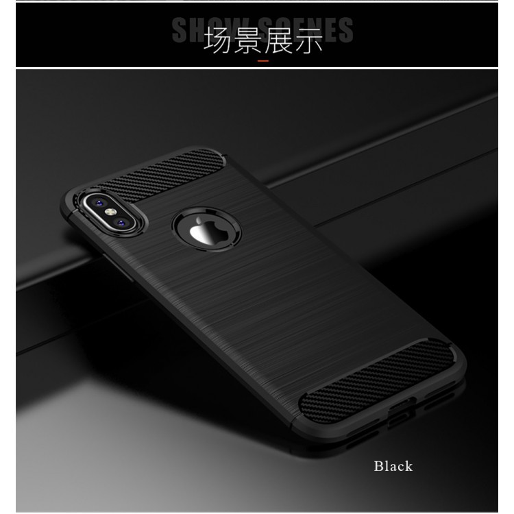 IPAKY Brushed TPU Drop-proof Case for Apple iPhone 8