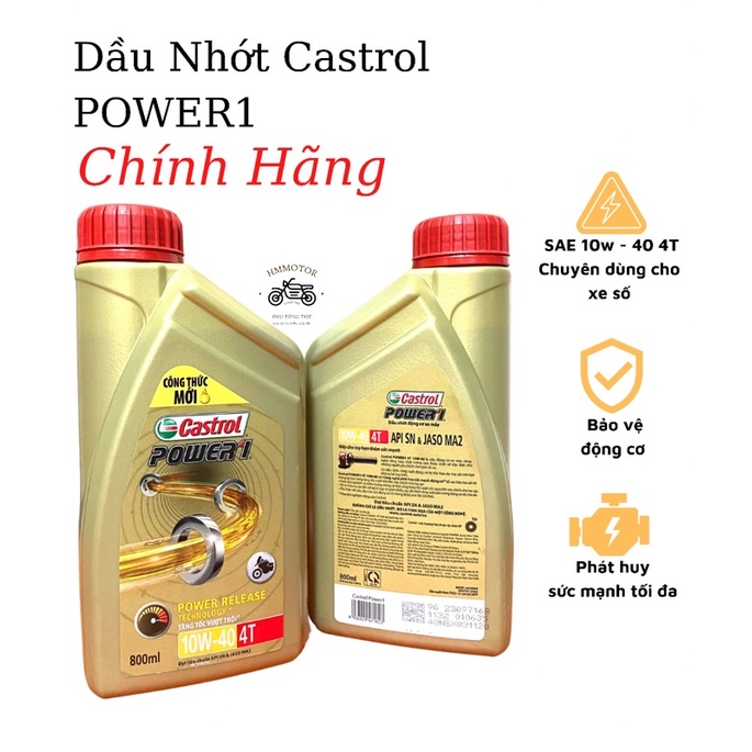 น้ํามันหล่อลื่น Castrol power1 เบอร์ 15w-40