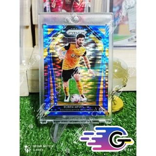 การ์ดนักฟุตบอล  2020-21 PANINI PRIZM BREAKAWAY DISCO BLUE #003/195 RUBEN NEVES NO. 144 (แถม Topload)(รัน)