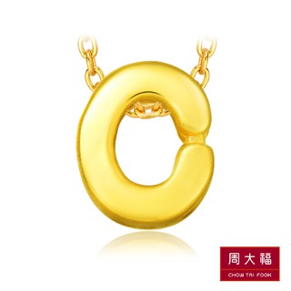 Chow Tai Fook จี้ตัวอักษร C ทองคำ 999.9 CM 16221
