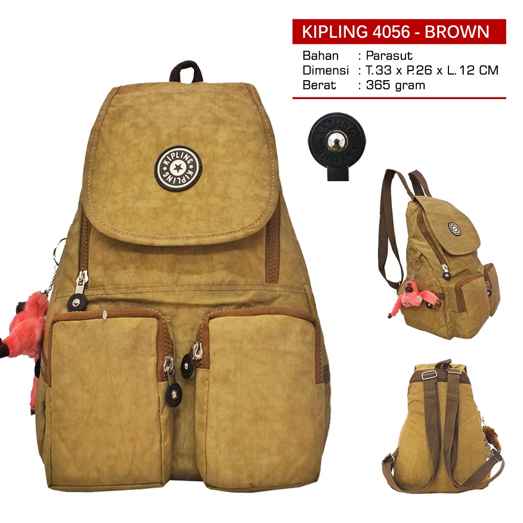 KIPLING กระเป๋าเป้สะพายหลังร่มชูชีพขนาดเล็กสําหรับผู้หญิง คิปลิง / กระเป๋าเป้สะพายหลัง คิปลิง / กระเ