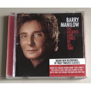 ซีดีเพลง ของแท้ ลิขสิทธิ์ มือ 2 สภาพดี...ราคา 229 บาท “Barry Manilow” อัลบั้ม “The Greatest Love Songs of All Time”